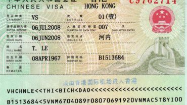 Visa HongKong